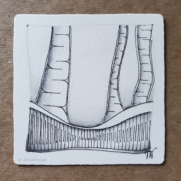 ArtsAmuseTangle's tweet photo. Tanglefolie Jour 8 : Rythmer - Tangle Doodah de @zentangleinc
#tanglefolie2023 #tanglefolie #deficreatif #creativechallenge #zentangle #zenart #zentangleart #penandink #challengeyourself #dessincreatif #déficréatif https://t.co/UqtXIbnQ9H