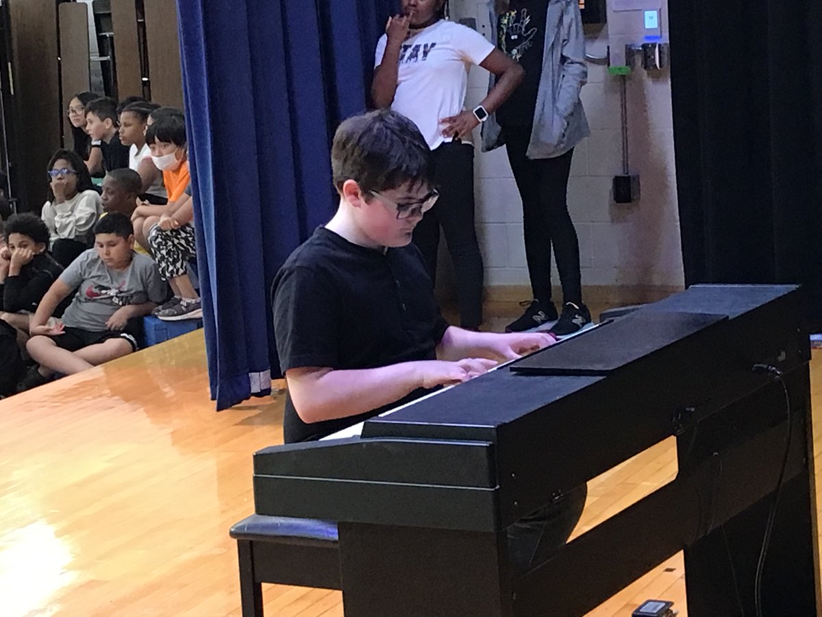 The 5th grade talent show was amazing!