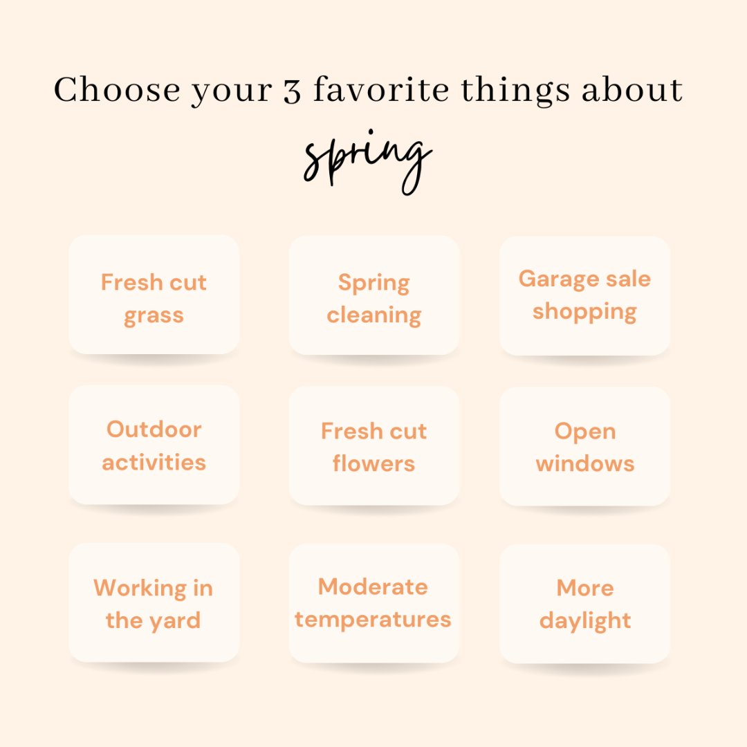 Jillhidinger's tweet image. Spring is nearly here, and that’s reason enough to get excited! 

With more daylight and warmer temps, plus all the great home projects to start, spring can be a welcome reprieve after the winter. 

What are your 3 favorite things about spring?

#spring #springfeeling