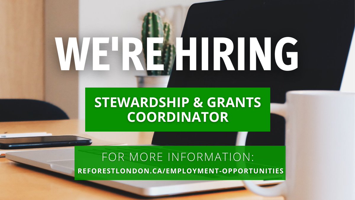 Attention Londoners! Are you passionate about the environment and want to make a difference in your community? ReForest London is hiring a Stewardship and Grants Coordinator! If you're interested in joining our team, check out the full posting here: reforestlondon.ca/about-reforest…