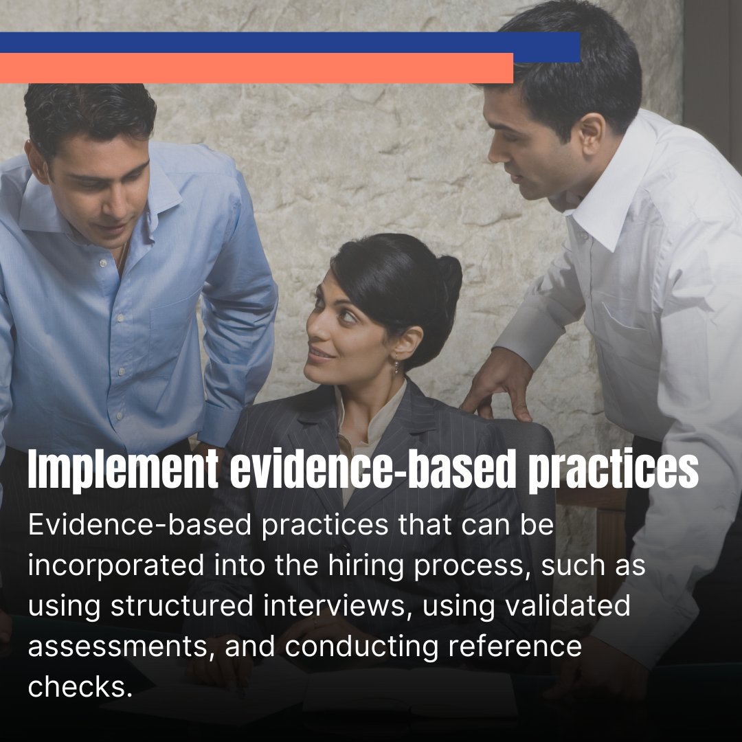 Revamp your hiring process with evidence-based strategies! Check out these helpful tips to make informed decisions and find the best candidates for your team. 
Learn more at: zurl.co/SH4t 
#hiring #evidencebased #recruitmenttips