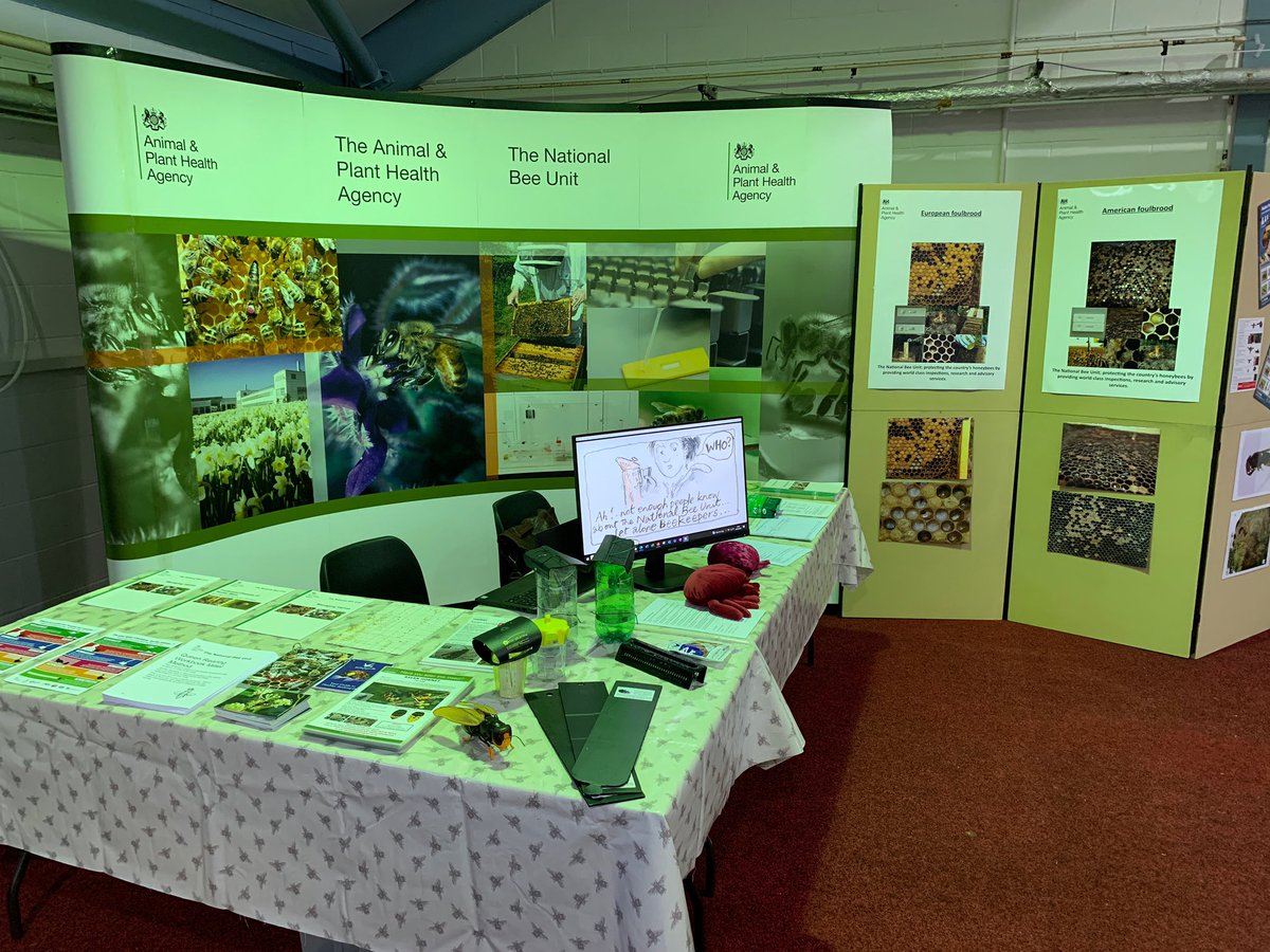 Come and see us on the National Bee Unit stand at the Welsh beekeepers convention on Saturday and at the BBKA spring convention on the 21-23 of April.