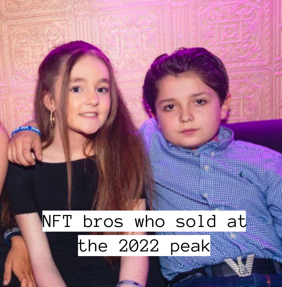 NFT bros who sold at the 2022 peak⁠
⁠
#SMB #financememes #invest #nft #memes #financememe