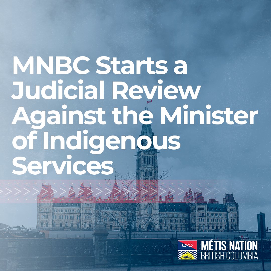 MNBC has started a Judicial Review against the Minister of Indigenous Services to exercise jurisdiction over Métis child and family services. Read the full statement here: mnbc.ca/news/mnbc-star…