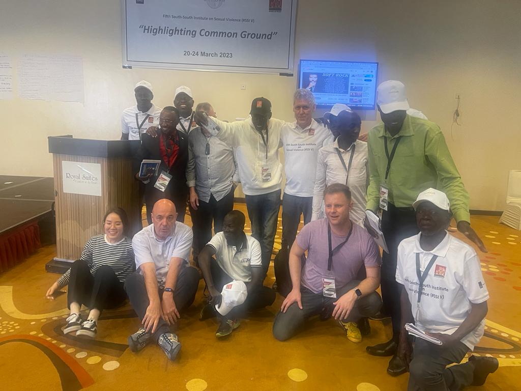 AbaleAndrew's tweet photo. Happy to have successfully interpreted during the 5th South-South Institute on Sexual Violence:"Highlighting Common Ground" organized by @refugeelawproj from 20-23 March 2023 and to have met Ken Clearwater, Alastair, Sunhye, Jarett,Dr Chris Dolan, Harriet Adong, Dr Assasira I... https://t.co/OCj3BTKqN7