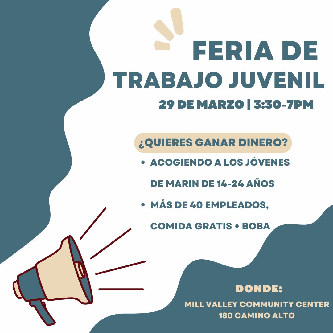 Join the Youth Job Fair to meet over 40 employees ready to hire you!  ow.ly/V5L550Npfrm sign-up! Creator: Erin Ki
 ¡Únase a la feria de trabajo juvenil para reunirse con más de 40 empleados listos para contratarlo!  eventbrite.com/e/youth-job-fa… para registrarse! Creador: Erin ki