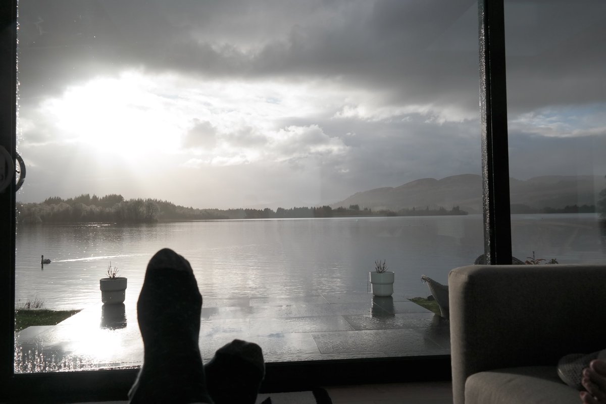 FlashSteele73's tweet photo. Our last morning ⁦@LochendChalets⁩ What an amazing week it was and then a lovely afternoon ⁦⁦@thorntonloch⁩ Keeping the holiday vibes going for few more days… https://t.co/HAS0xH9h3K