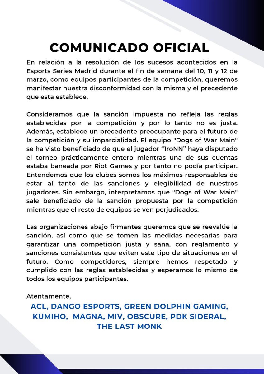 🟡COMUNICADO OFICIAL⚫️