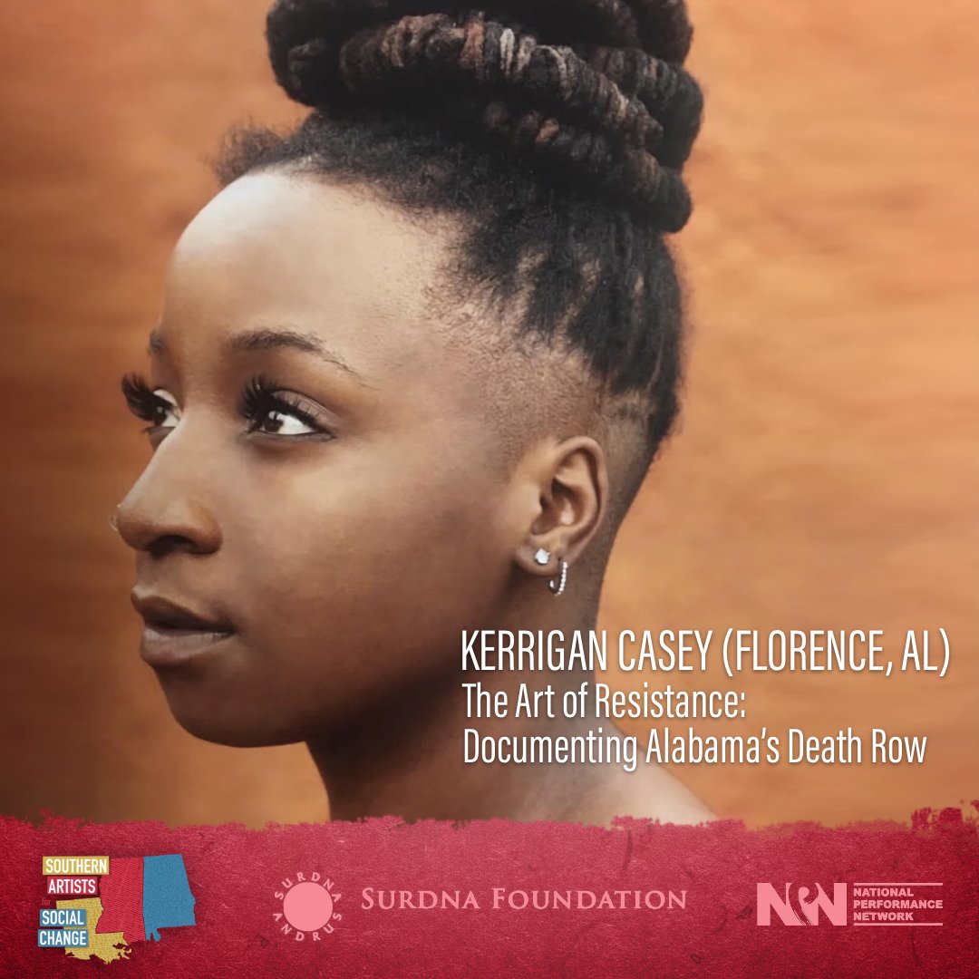 NPNarts's tweet photo. @Surdna_Fndn Congratulations to these artists and culture bearers of color who are organizing for community change in the South:

Kerrigan Casey (Florence, AL)
Nia DeCoux (New Orleans, LA) 
Carey M. Fountain Jr. (Birmingham, AL)
L. Kasimu Harris (New Orleans, LA) @visionsandverbs https://t.co/ollDwE2KhM