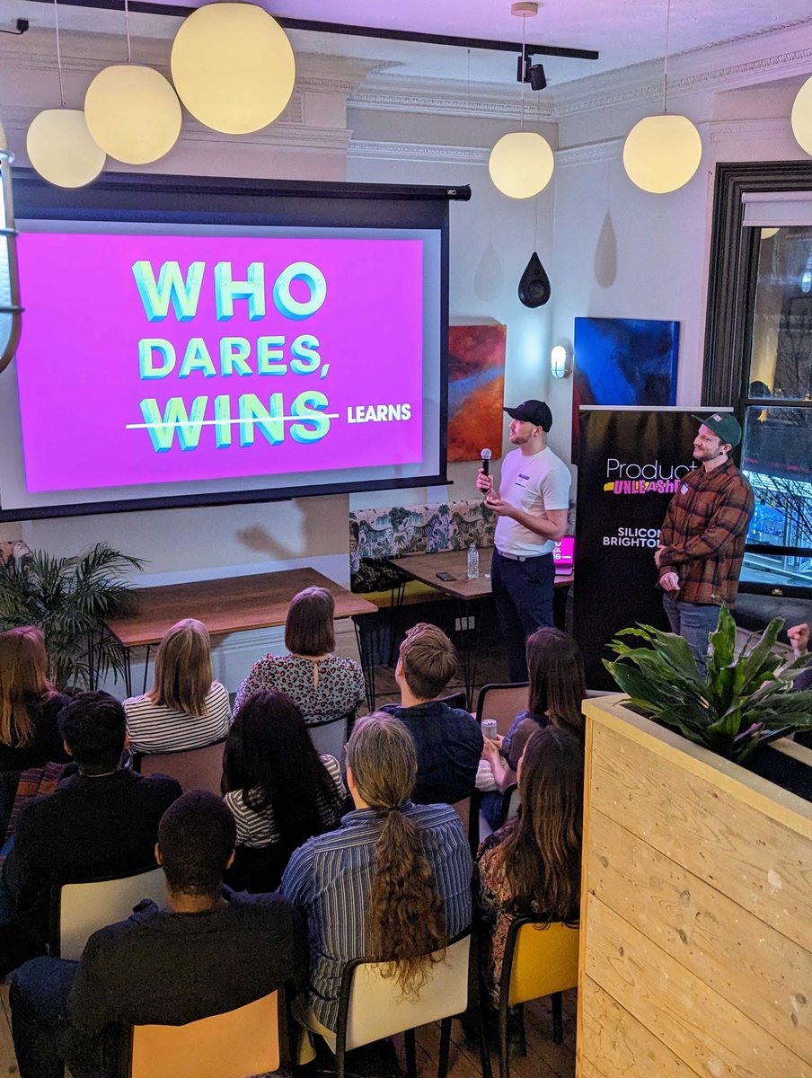 WRAP_Space's tweet photo. Such a fantastic time hosting @SiliconBrighton's Product Unleashed 'Navigating Failure' event last week with Alison Paul, Senior Product Designer at @flotracker.
So many great insights, discussions and pizza ๐
#FlashbackFriday #DigitalBrighton https://t.co/ykVUzSho6L