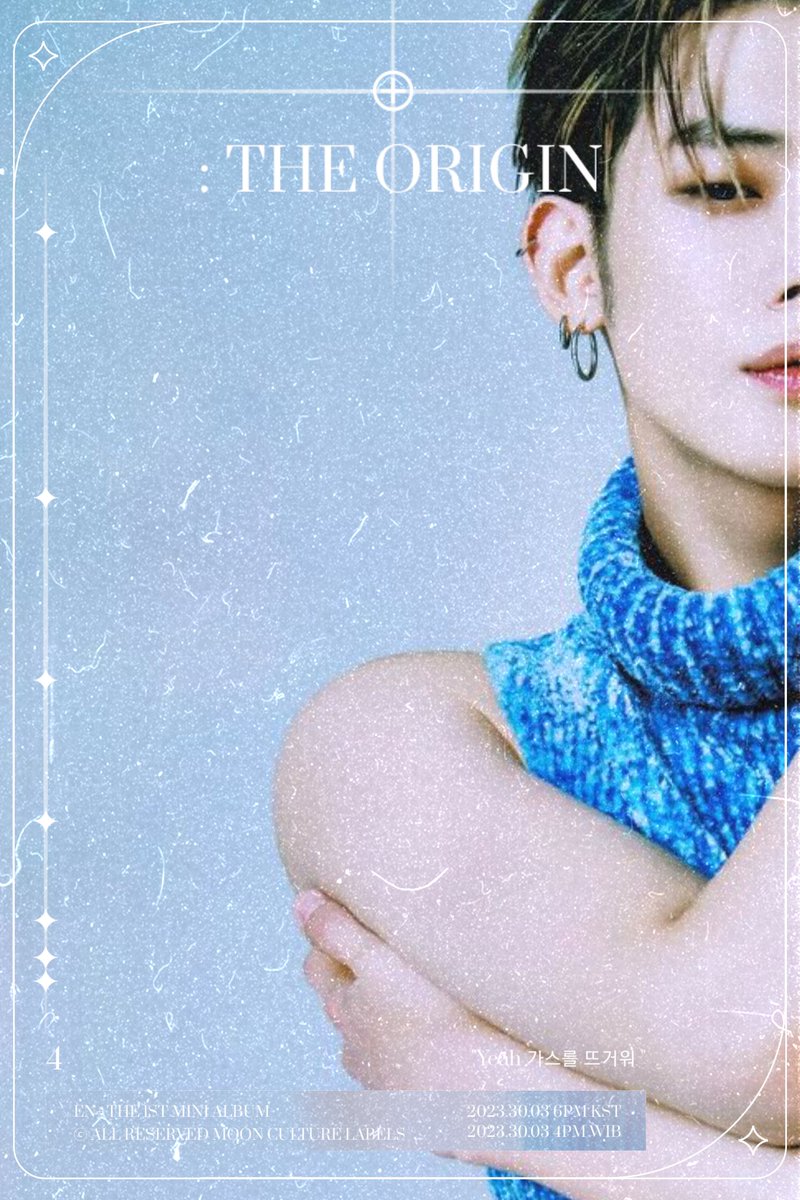 MC_LABELS's tweet photo. EN+ (엔문펠스) | 𖥔 Concept Photo + Lyrics poster 
[𝐇𝐲𝐛𝐢𝐫𝐝.𝐯𝐞𝐫].📁

The 1st Mini Album
[ ⊕ : 𝐓𝐡𝐞 𝐎𝐫𝐢𝐠𝐢𝐧 ]
#FOUR #MINGYU #J_KYU 

🔥 Realease on
⇢ 2023.03.30 6PM (𝗞𝗦𝗧)

#ENMON #엔문 #ENTERNALMOON 
#MCLABELS #FICTIONALKPOP #Y2K https://t.co/meVeWKPqCs
