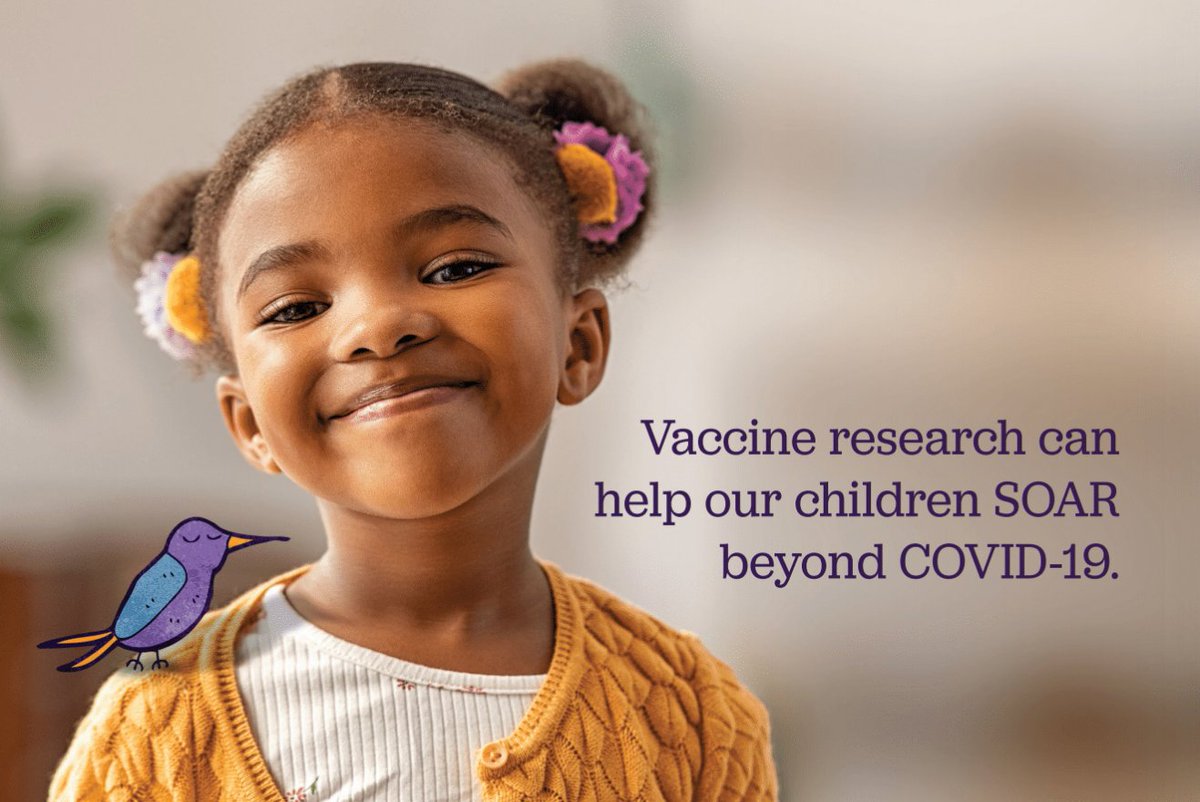 Now enrolling: The HUMMINGBIRD study is testing a protein-based COVID-19 study vaccine for children 6 months to 11 years of age. To learn more about participation requirements, click the link below.  ow.ly/Gsy150Nhb2k