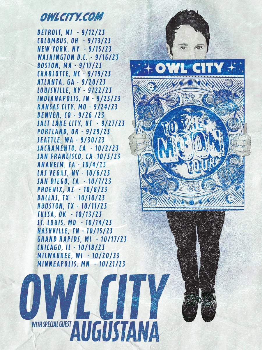 owlcity's tweet photo. Here we go.

On sale next Friday! 

For first access to tickets, head over to https://t.co/yFH8UMheUk and sign up to receive the presale password before it starts on Tuesday, March 28th. https://t.co/4juhl5u6w3