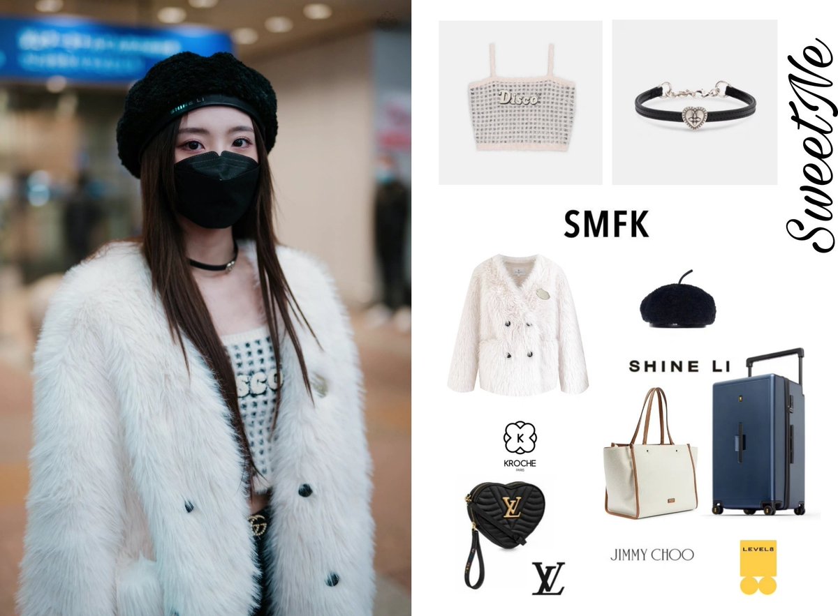 SweetNe_CLOSET's tweet photo. 📆20230222-25 @nnenevader

👗self-portrait
💍BVLGARI

🧥Kroche
🎽📿SMFK
👒SHINE LI
👜Jimmy Choo   LV
🧳LEVEL8

👔👖📿VERSACE
👢Jimmy Choo

👜MCM

#nene #郑乃馨 #zhengnaixin #เนเน่  #郑乃馨同款 #NeneOOTD #NeneZhengNaiXin https://t.co/BiecAHguQY