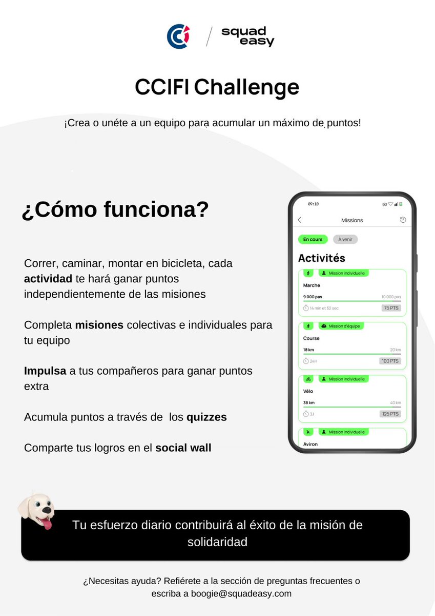 🏃‍♀️ Se aproxima el Challenge Deportivo, recuerda que con tu participación estás apoyando la causa <a href="/theseacleaners/">The SeaCleaners</a>

📹 youtube.com/watch?v=ZAYQOM…

📲 Tienes acceso a diferentes actividades.
¡Anímate! 💪

Mayor información aquí: bit.ly/41C0Hn7

#deporte #challenge #application