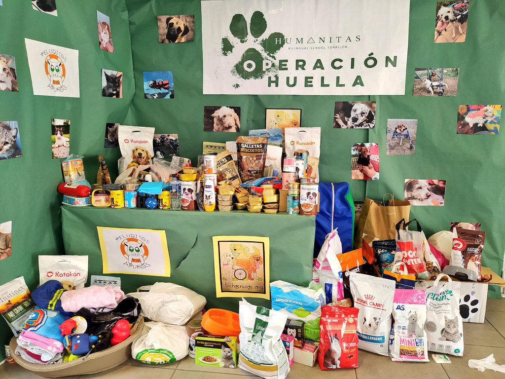 Ayer recibimos la visita de unos integrantes admirables de la protectora <a href="/bichosraros/">bicho raro raro</a>. A través de #operacionhuella podemos colaborar tanto con ellos como con @peluditosenapuros. Hasta el 14 de abril!! <a href="/HBSTORREJON/">Humanitas Torrejón</a>