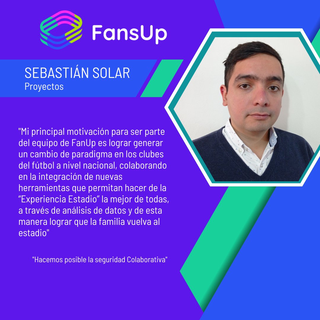 FansupApp's tweet photo. Nuestro Equipo, Sebastián Solar.

Analista de Estudio y Proyectos

FansUp un proyecto apoyado por @Corfo https://t.co/hGKV7duv1F