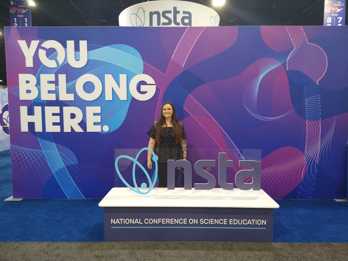 Noyce alumni, Mar, experiencing her first #nsta conference! #youbelonghere #NSTA23