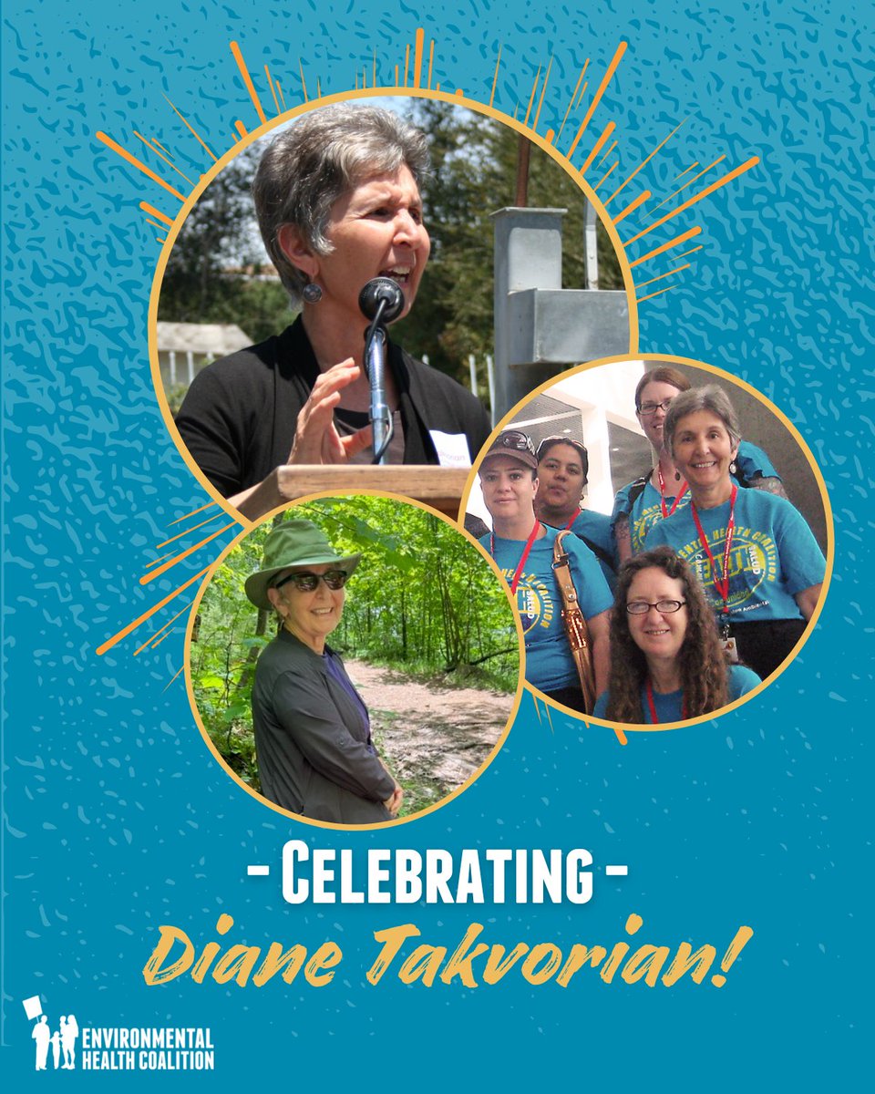 Our very own Diane Takvorian, co- founder of Environmental Health coalition #EHC, will be honored by the Cesar Chavez Clubs today! In her words "one of the most effective and exciting organizations for youth!"

Thank you, Diane, for leading the fight for environmental justice!