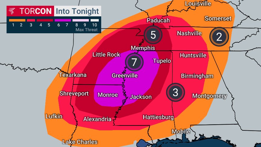 TORCON(Tornado Conditional Index) is now a 7 out of 10 for large ...