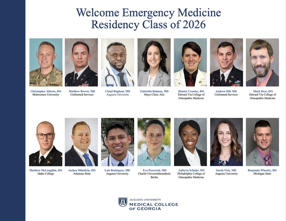 ResidencyEm's tweet image. Congratulations Class of 2026. We look forward to seeing you in June!