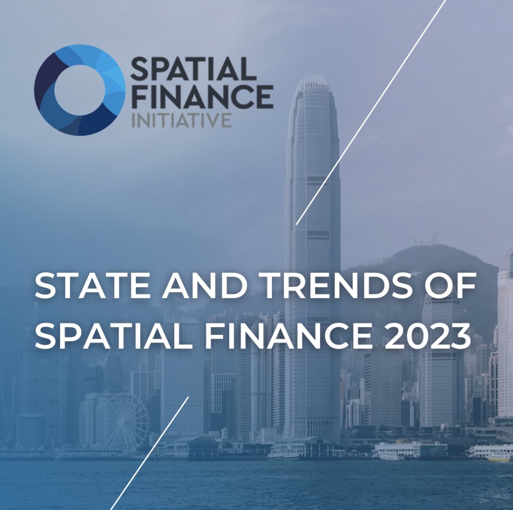 bencaldecott's tweet image. Today we @ukcgfi @FinanceSpatial launch the 2nd State and Trends of #SpatialFinance report. Read here: cgfi.ac.uk/2023/03/sfi-re…