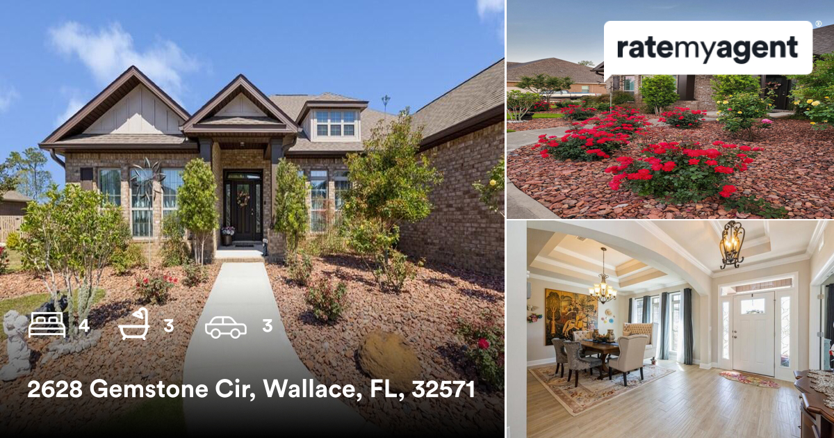 sharpesusan's tweet photo. 🛌 4 🛀 3 🚘 3
📍 2628 Gemstone Cir, Wallace, FL, 32571

My latest listing on #RateMyAgent.
 BK3327931
https://t.co/Sv2qV5LeQu

...
#ratemyagent #realestate #Coldwell_Banker_Realty https://t.co/H1f45rOGrs