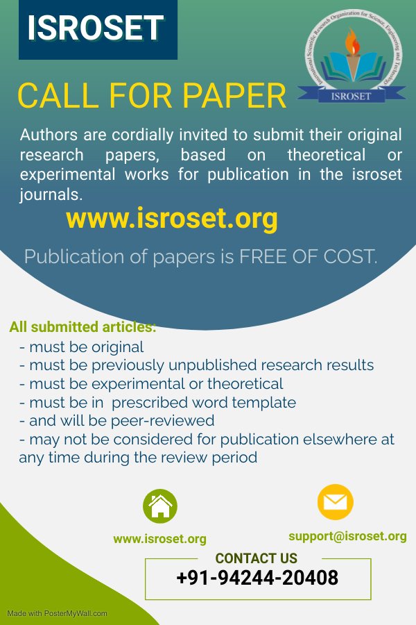 isrosetpub's tweet photo. Call for paper
Authors are cordially invited to submit their original or unpublished, experimental, theoretical research paper through the Online Submission procedure.
https://t.co/TLjZAJsm4T
@ScienceMagazine 
@physics
@mathematics https://t.co/Ayy0jQg3rA