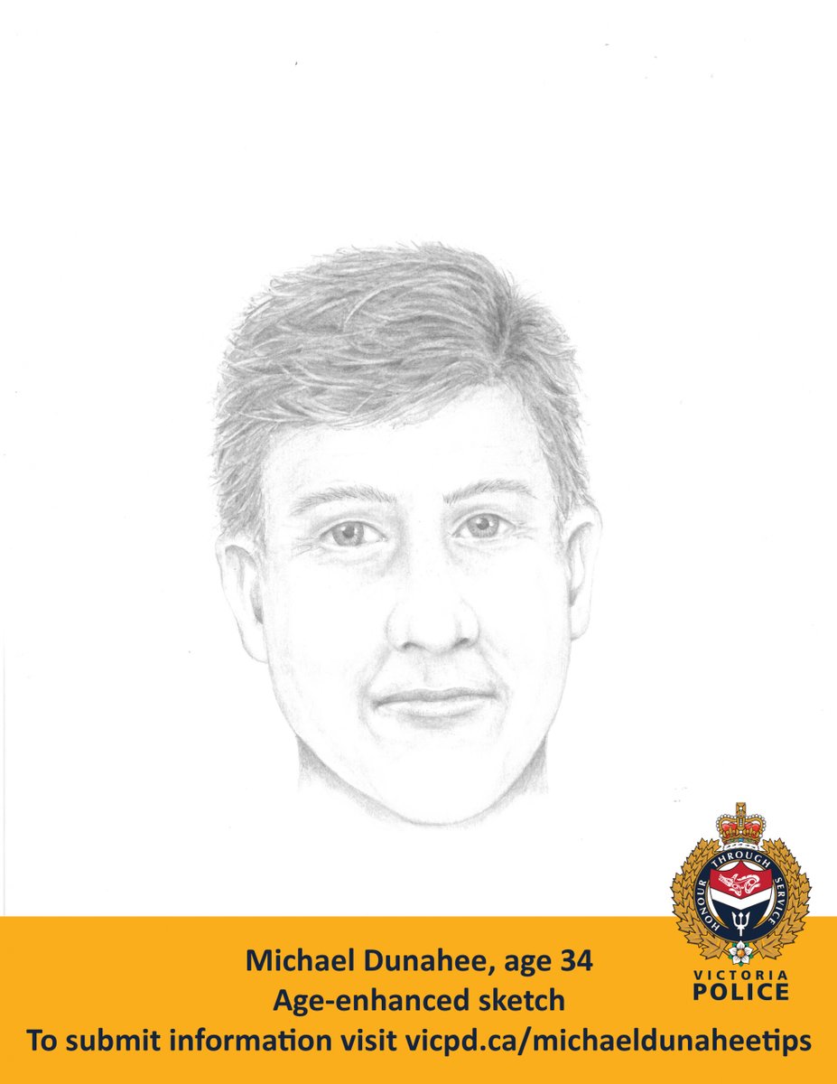 vicpdcanada's tweet photo. 32 years have passed since Michael Dunahee was last with his family. Our investigation - the largest missing person investigation in Canadian history - remains open. @ChiefManak will join the Dunahee's at this weekend's Keep the Hope Alive run. #yyj https://t.co/m8W2PJvK6b https://t.co/Ee8tkVNDLB