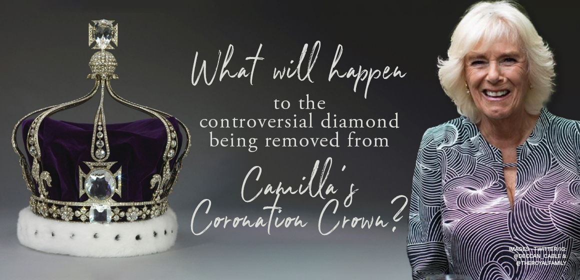 StevenStoneUK's tweet photo. What will happen to the controversial diamond being removed from Camilla’s Coronation crown? https://t.co/7chMqap3gE https://t.co/SDp9Lglrjn