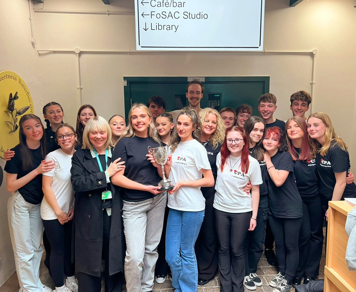 SchoolRidgeway's tweet photo. We did it! Our Senior Choir are champions, winning today at the Swindon Music Festival. Well done all @CPARidgeway for the phenomenal 90/100 score 👏 https://t.co/IeanKvd2sT