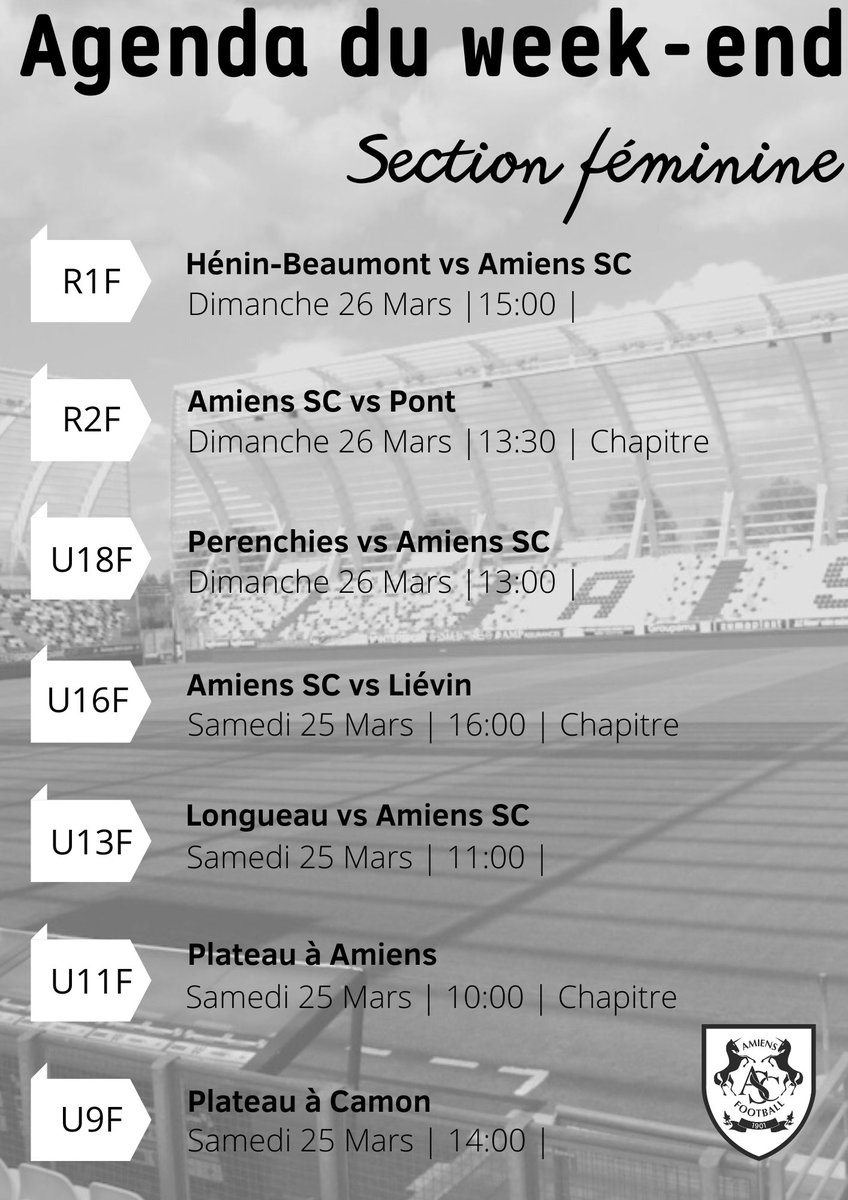 Amiens SC Féminines tweet media