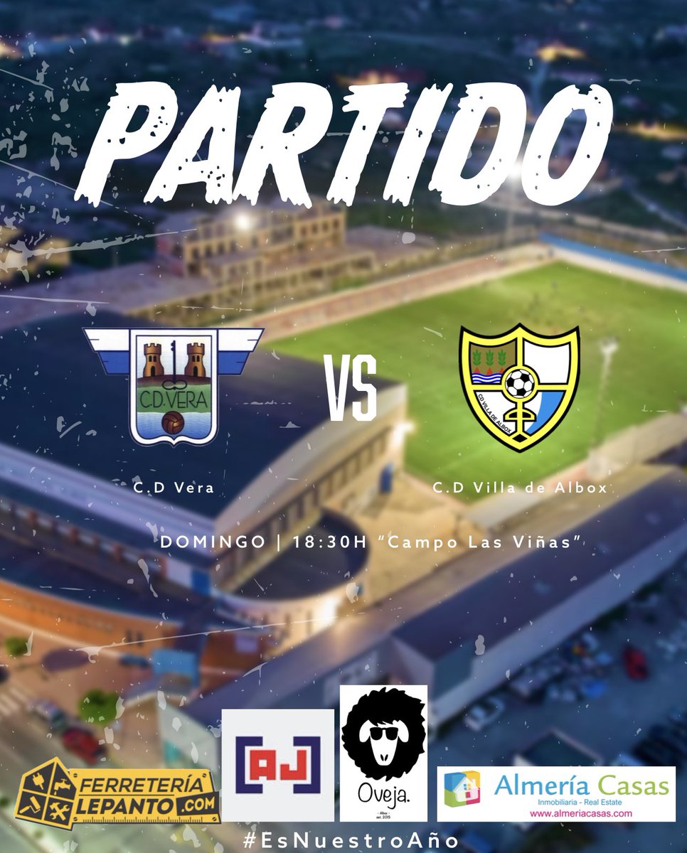 AlboxCDV's tweet photo. 🔜⚽️ PRÓXIMO 𝐏𝐀𝐑𝐓𝐈𝐃𝐎

🏆 𝐓𝐄𝐌𝐏𝐎𝐑𝐀𝐃𝐀 𝟐𝟐/𝟐𝟑 ⚪️🔴🔵

 @AlboxCDV 🆚 @cdvera_es 

🗓 Domingo 26 de Marzo
🕒 18:30h
🏟 Estadio “Las Viñas”
📺 FACEBOOK https://t.co/4GbcbyzBQ9