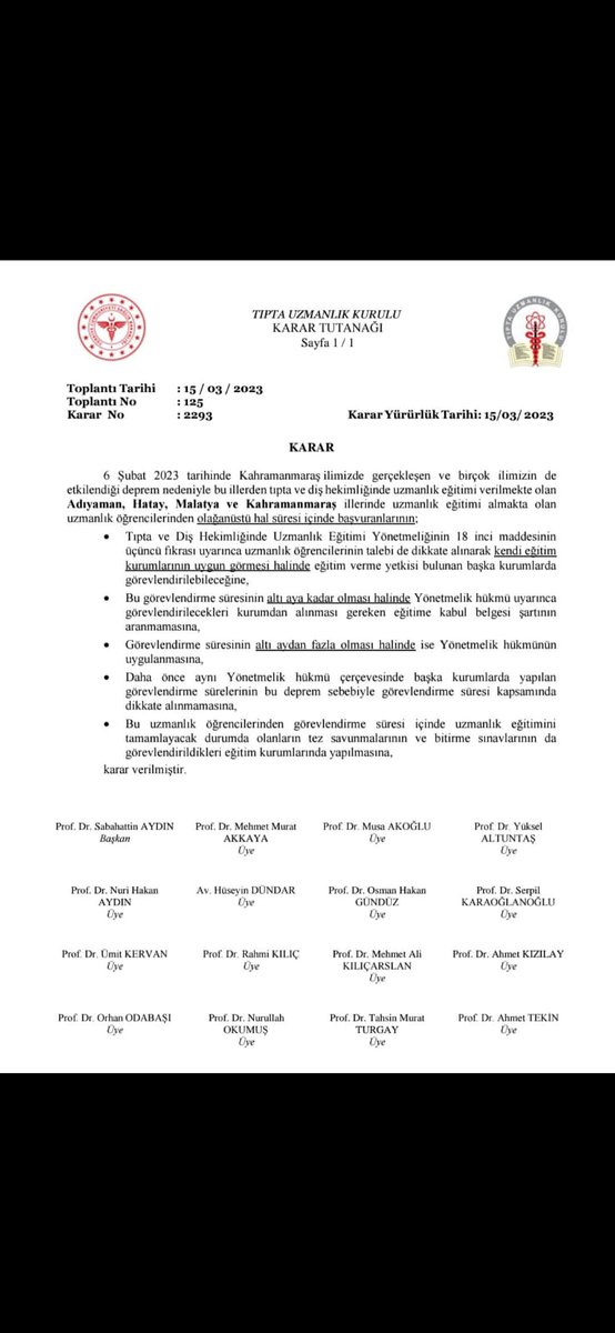 Tuk acilen tekrar toplanmalıdır, bu kararı kabul etmiyoruz!
<a href="/YukselAltuntas1/">Dr.Yüksel Altuntaş</a> <a href="/drfahrettinkoca/">Dr. Fahrettin Koca</a> <a href="/SbhttnAydin/">Sabahattin Aydın</a>
<a href="/ProfDrAKizilay/">Prof. Dr. Ahmet Kızılay</a> <a href="/umitkervan/">Umit Kervan</a> <a href="/mmkilicarslan/">Mehmet Ali Kılıçarslan</a> #EğitimHakkımızıİstiyoruz