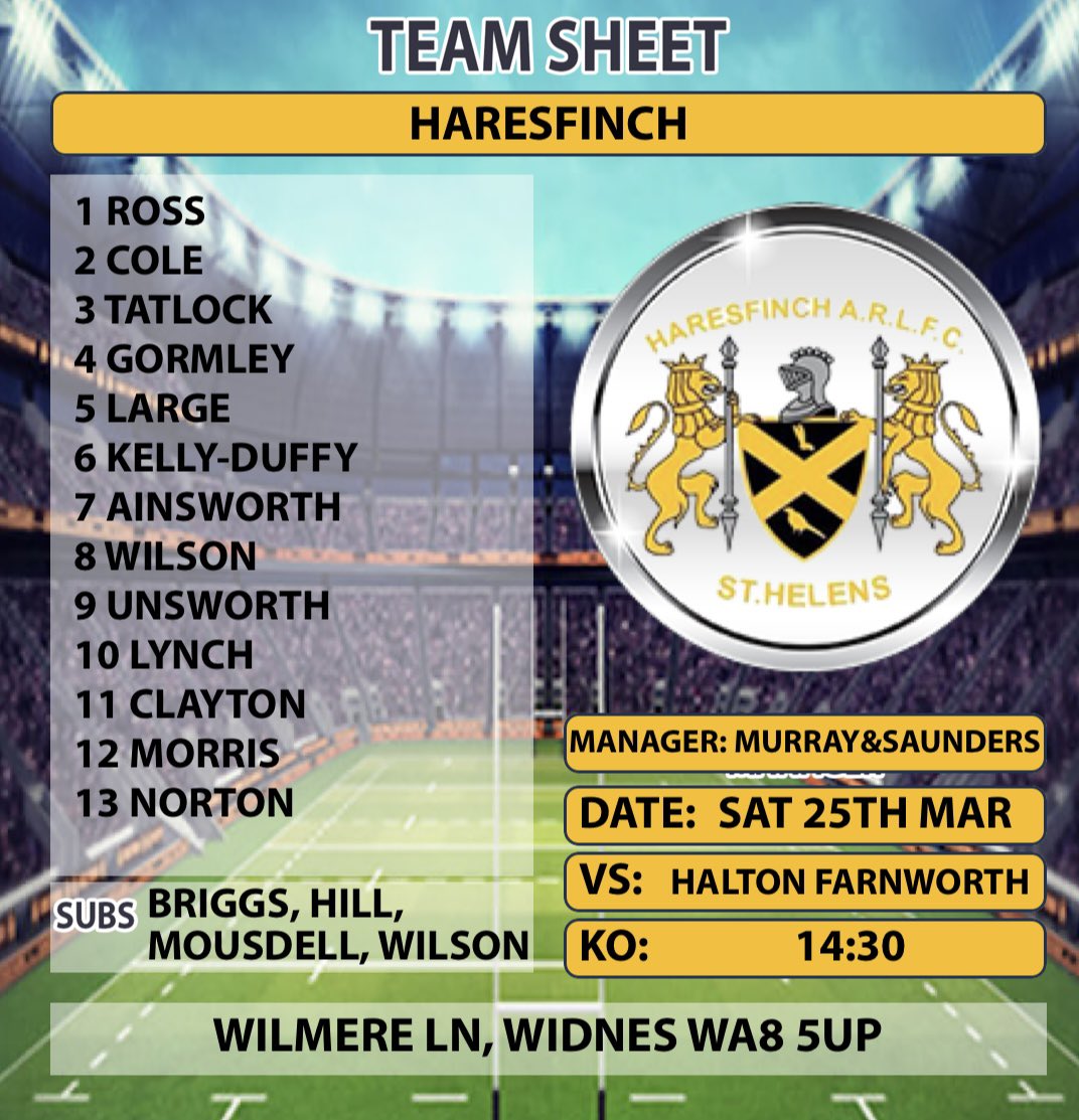 Haresfinch ARLFC🏉 tweet media