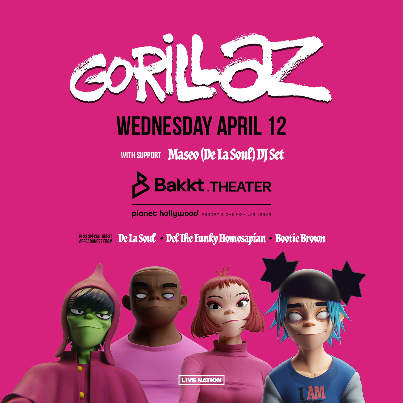 gorillaz on Twitter "Next stop... Las Vegas! With support from Maseo