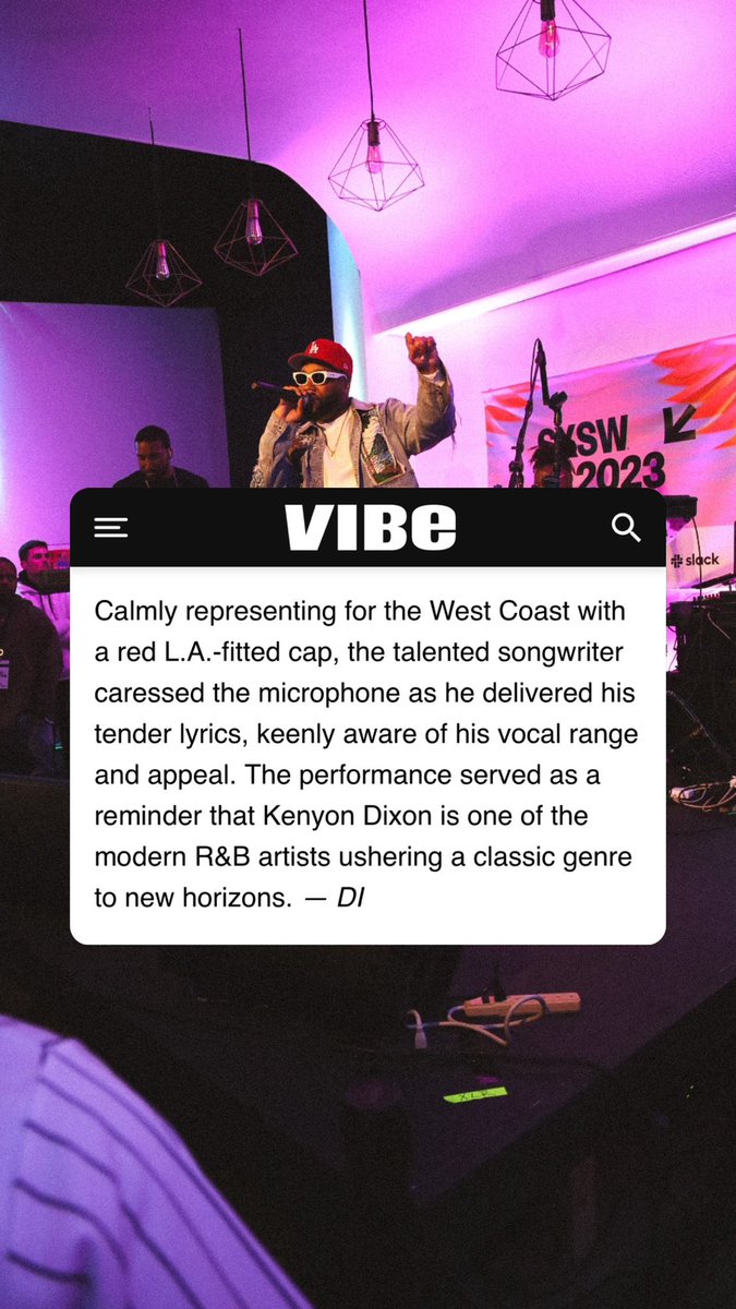 Sheesh. Thank you @VibeMagazine (@DeMiciaValon 🫶🏽)  This is love!

#SXSW23 

vibe.com/lists/best-per…
