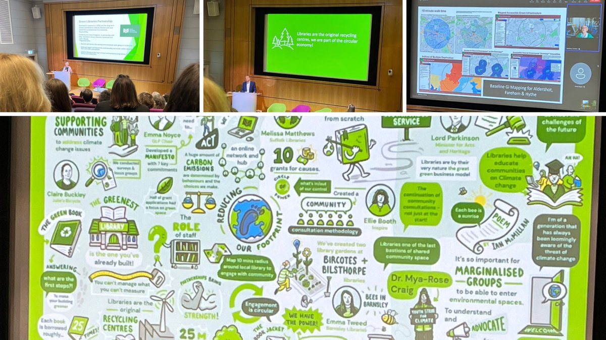 communitylibs's tweet photo. It was a very inspiring day spent at the first #GreenLibrariesConference. There is so much fantastic work already ongoing and gives great impetus to future projects, and the influence that libraries will have on green sustainability #libraries https://t.co/GieNaXDgVM