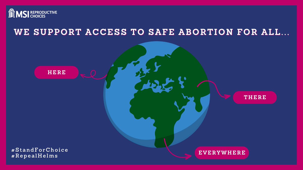 MSIchoices's tweet photo. 📣Everyone everywhere should have access to safe #abortion care!
This is why we are proud to support the reintroduction of The Abortion is Health Care Everywhere Act in the US house and senate which would #ReapealHelms✊
Learn more:
https://t.co/fNJp08uIS9
#HelmsHurts #EndHelms https://t.co/l7P6ntN2ws