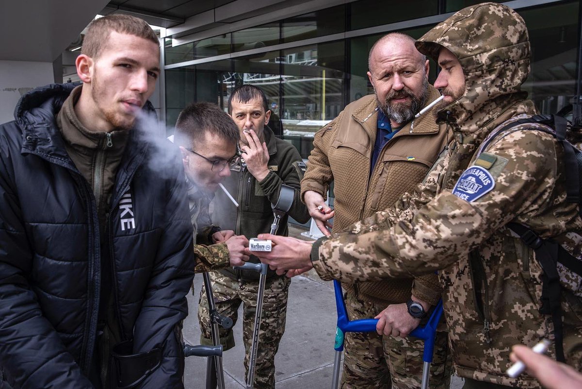 My admiration for the Ukrainian men and women who come here to Minnesota in wheelchairs. Three weeks later they bravely stand and walk towards home.