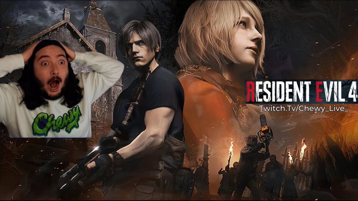 Chewy_Live_'s tweet photo. Playing Resident Evil 4 tonight on Twitch at 5pm CST! Come through @ https://t.co/Ta1cYFEeNG this will be crazy! #stream #streamer #streaming #ResidentEvil #ResidentEvil4 #re4  #PC #teamvyral #vyral #vyralteq #sponsoredstreamer https://t.co/jIMtc8RtA4