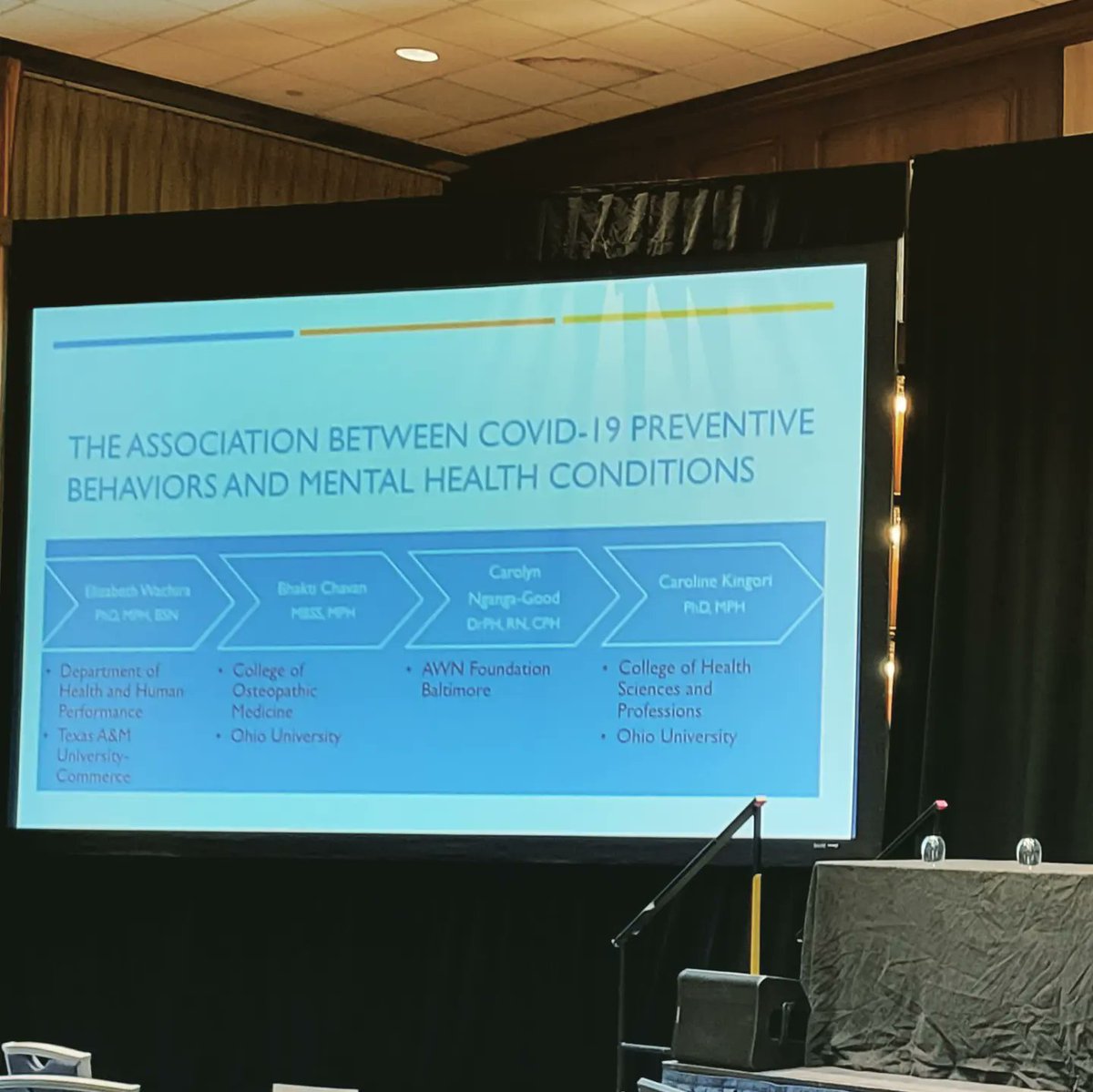 DrEWachira's tweet photo. How did #covid19 impact our #mentalhealth? 

Had the opportunity to share our findings @SOPHEtweets
Shoutout to my awesome research  colleagues on making this presentation and work possible. 
@DrCK2 
@tamuc @Tamuchhp1 https://t.co/AiDUM8t75M