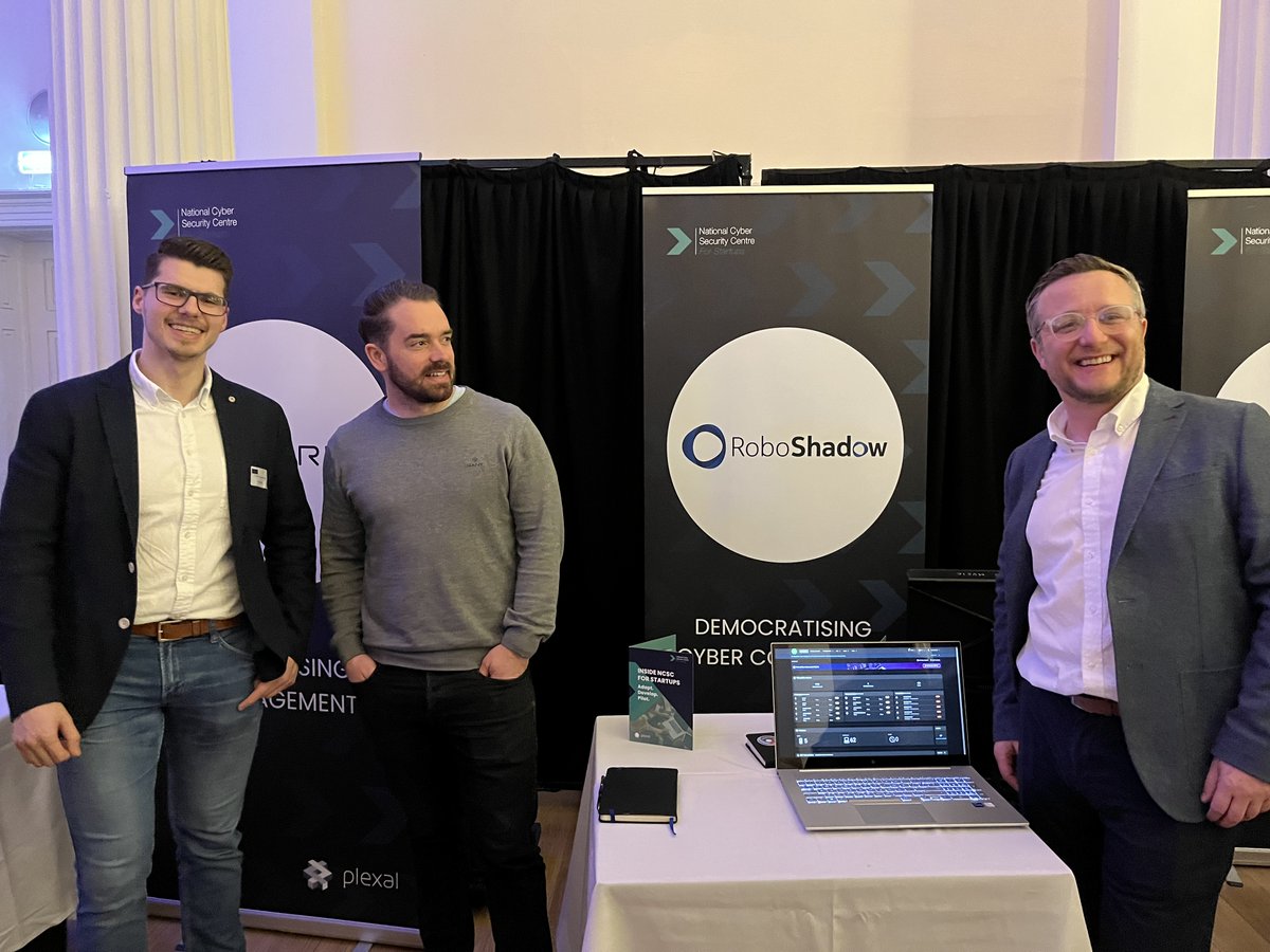 NCSC's tweet photo. Our current #NCSCForStartups programme members &amp; alumni came together at @CyNamHub’s ecosystem event yesterday. Great to see @Lexverifai, @ethicronics, @ConfThings, @Robo_Shadow and Rowden continuing to network across cyber! https://t.co/H6UUJe3u3j