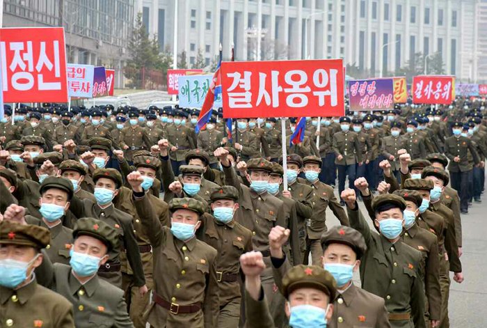 rwinstanleyc's tweet photo. 'U.S. imperialists and puppet south Korean traitors are getting evermore frantic in their confrontation moves while resorting to the war drills for aggression which made the preemptive nuclear attack on #NorthKorea a fait accompli...' #rodong https://t.co/ursIZxegdz https://t.co/HXAT3dEOdk