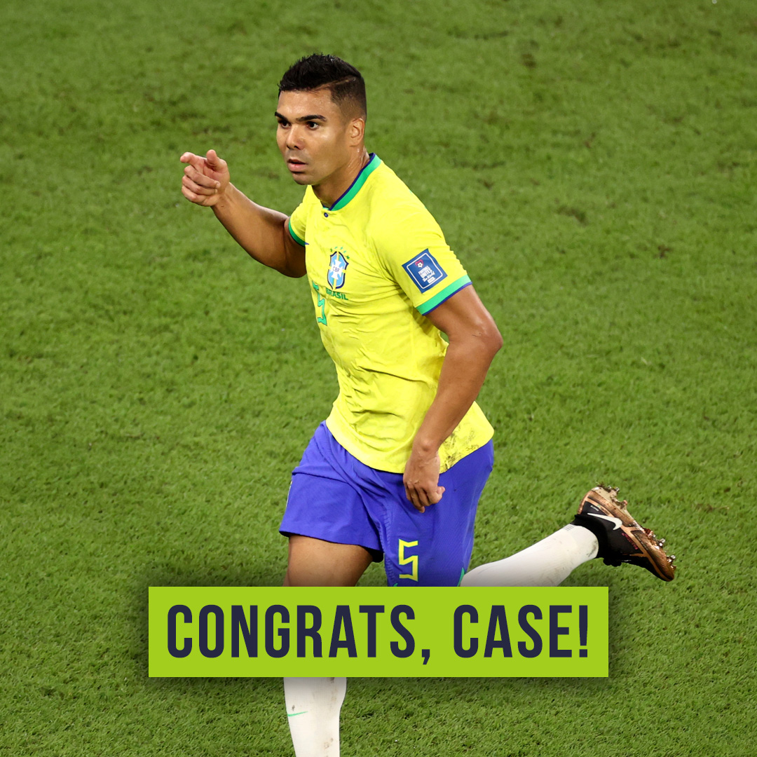 ManUtd's tweet photo. A huge honour 💪🇧🇷

Congratulations, @Casemiro — from everyone at United 💛

#MUFC