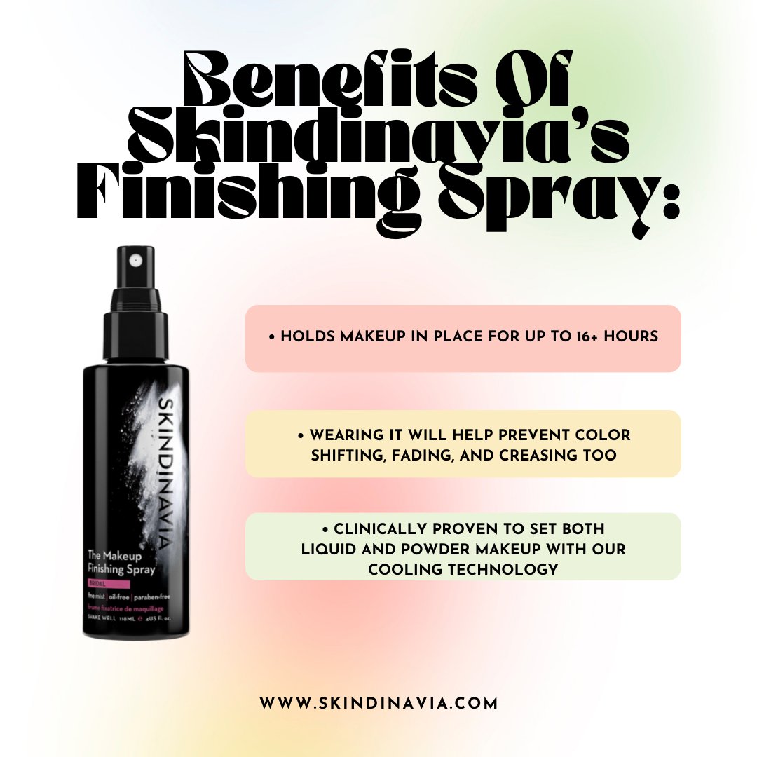 SKINDINAVIA's tweet photo. Did you know there are benefits when wearing our Finishing Spray?! 🤩
#dailymakeup #makeupaddiction #makeupgeek #makeuplife #makeupjunkies #makeupideas #makeuplove #makeuplooks #makeuplovers #settingspray #skindinavia #grwm https://t.co/udE0A6wSmZ