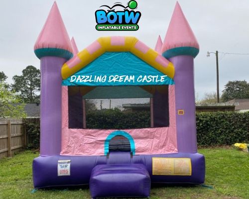 bouncing_br's tweet image. Dazzling Dream Castle Inflatable Rental In Baton Rouge, La | Bouncing off the Walls BR #inflatablerentals
#funjumps
#bouncehouse
#inflatable 
#bouncehouserental