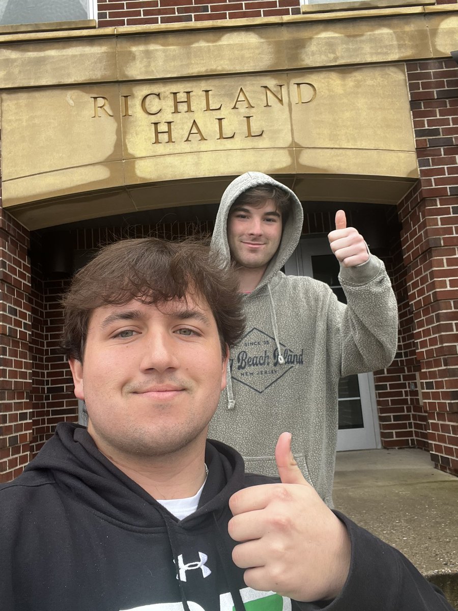 nlilly14's tweet photo. Hello everyone! My name is Nick Lilly and my partner for this assignment is Ryan Monahan. We are doing a scavenger hunt on the YCP campus! Richland Hall is our favorite building on campus because we both live here and they offer great study areas here! #spm230 #YCPhunt https://t.co/VnllTD0Ups