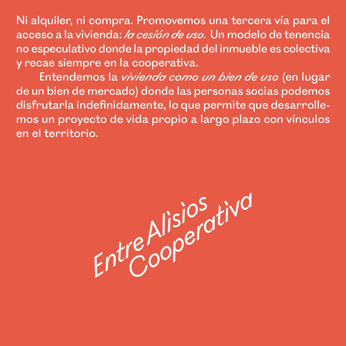 EntreAlisios Cooperativa tweet media