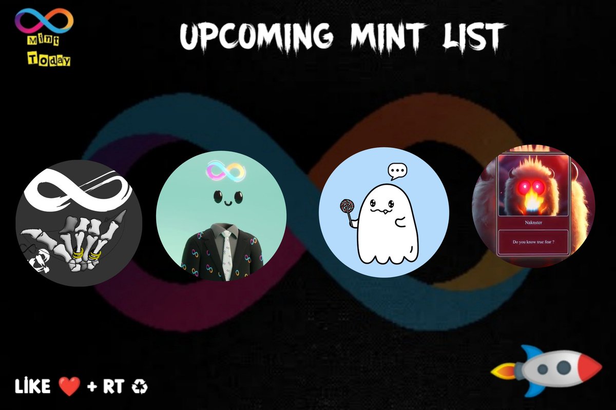 ICPMintToday's tweet photo. Upcoming Mint List on $ICP 🚀

@CKSnyderArt

@Vibesters_

@DoodleGhost

@HEROVSMONSTER

Glassy Dynamics

Dickimals

Launchpad @EntrepotApp &amp; @YumiMarketplace

❤ &amp; Rt

#ICP #ICPMINTTODAY #NFTs #NFTCommunity #cryptocurrency #ICPeople #Dfinity #NFTshill https://t.co/JZyvfs5RHR